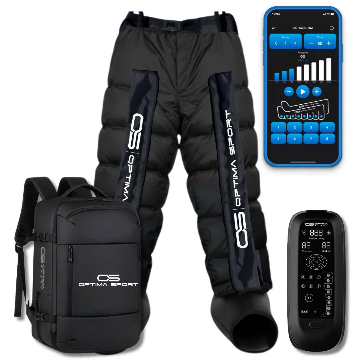 Optima Sport Recovery Pants Ultima 8 kamre